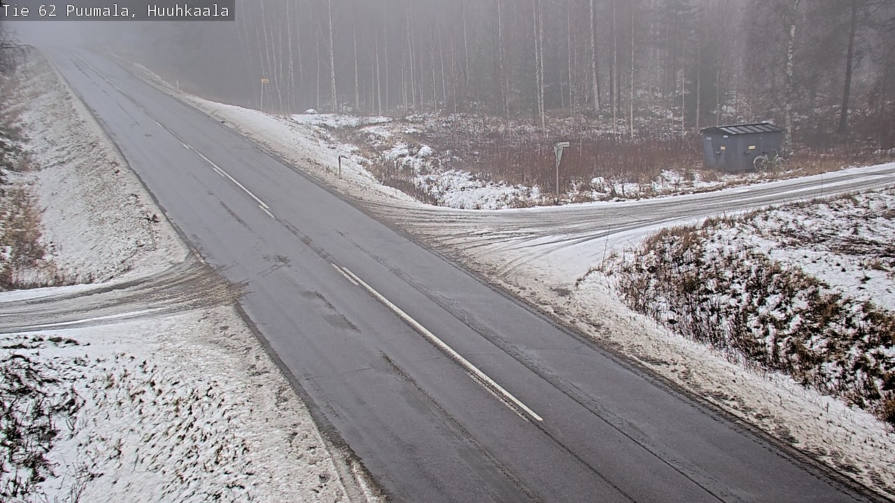 Weather Camera Image Väg 62 Puumala, Huuhkaala, Puumala, Etelä-Savo