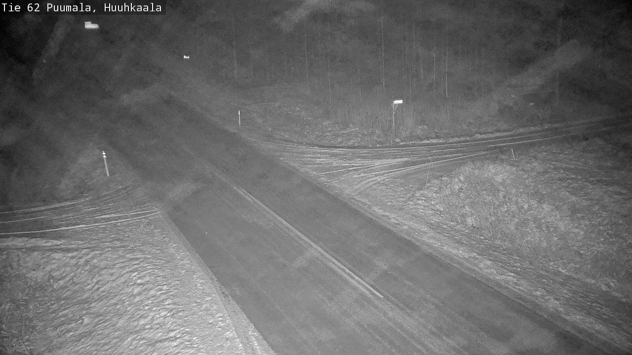 Weather Camera Image Väg 62 Puumala, Huuhkaala, Puumala, Etelä-Savo