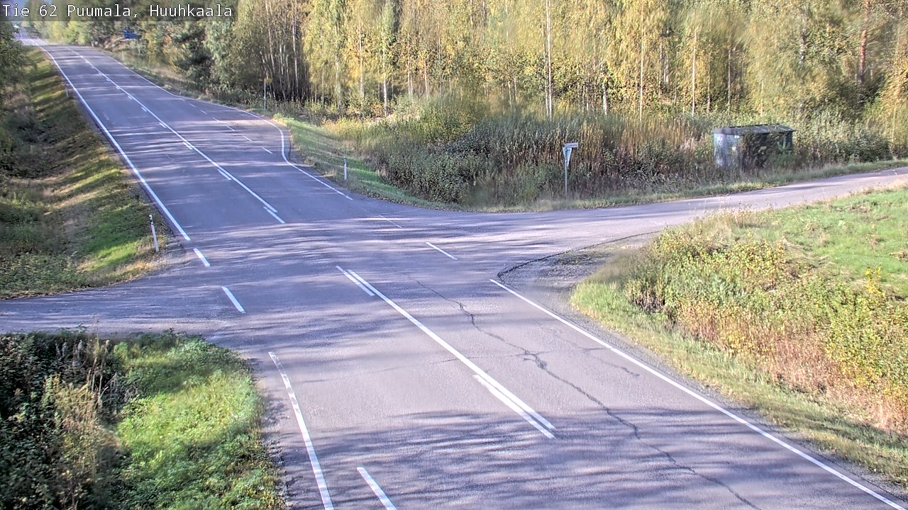 Weather Camera Image Väg 62 Puumala, Huuhkaala, Puumala, Etelä-Savo