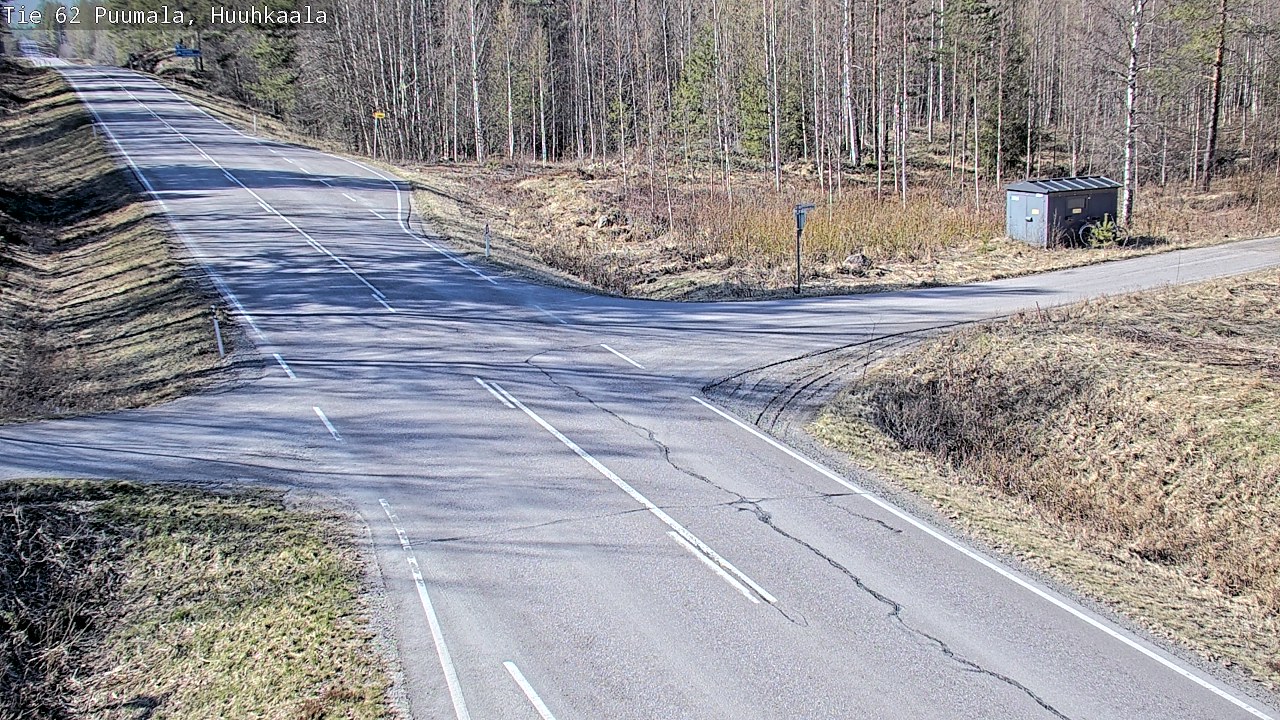 Weather Camera Image Väg 62 Puumala, Huuhkaala, Puumala, Etelä-Savo