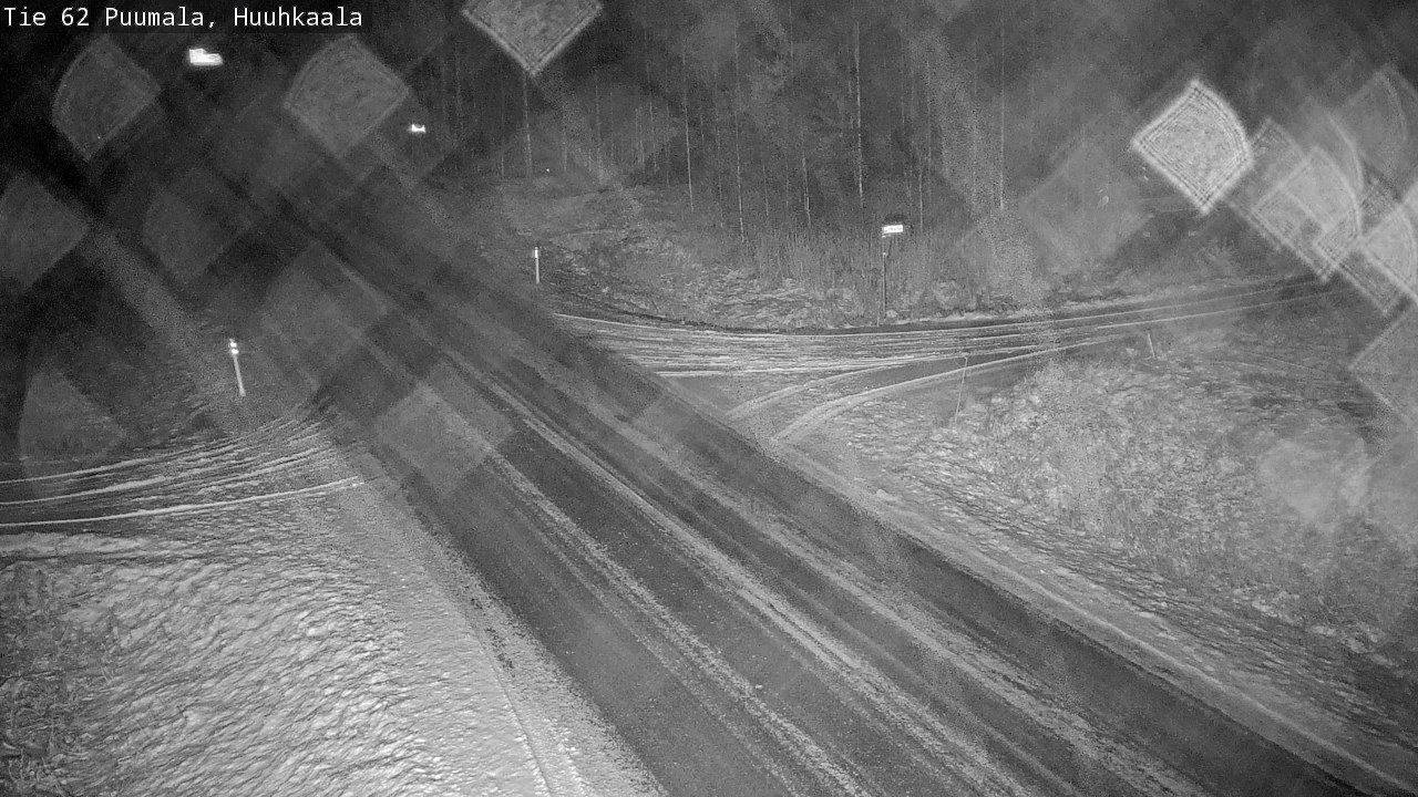 Weather Camera Image Väg 62 Puumala, Huuhkaala, Puumala, Etelä-Savo