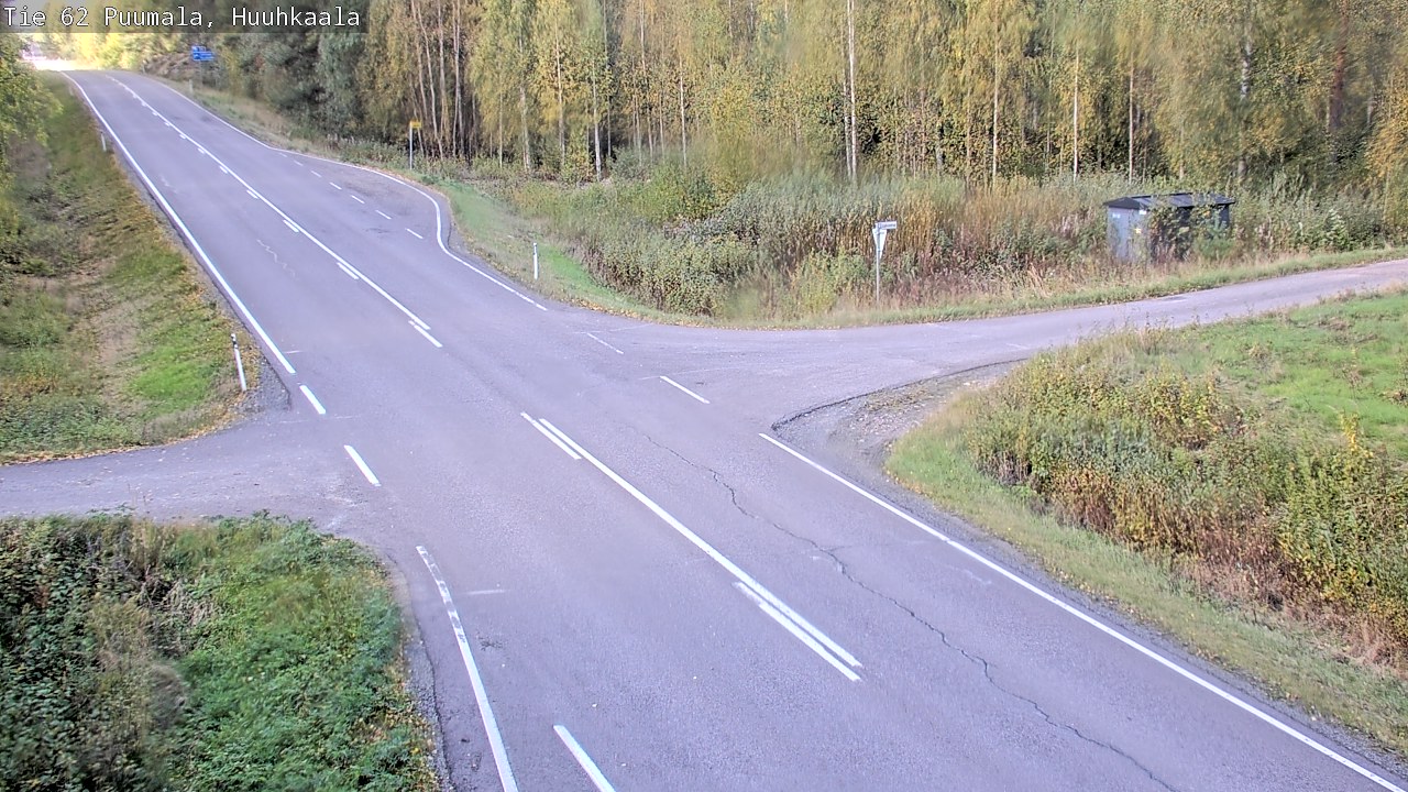 Weather Camera Image Väg 62 Puumala, Huuhkaala, Puumala, Etelä-Savo