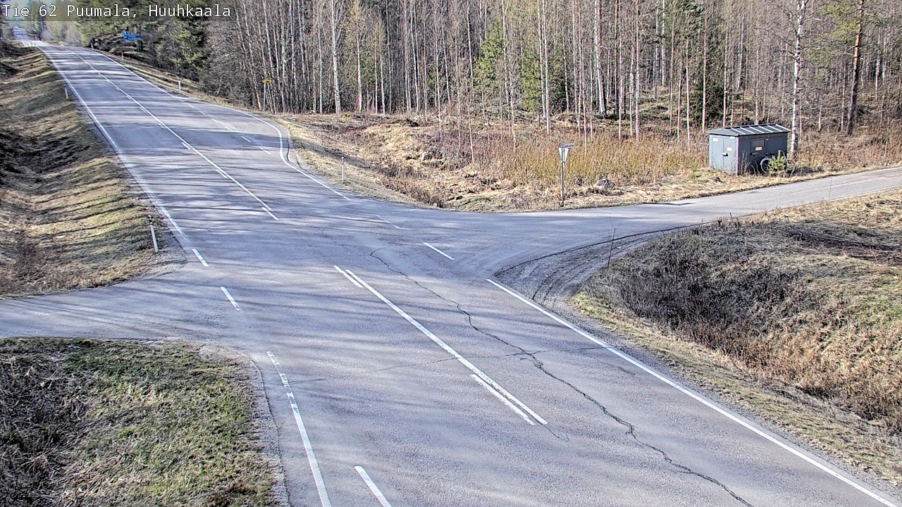 Weather Camera Image Väg 62 Puumala, Huuhkaala, Puumala, Etelä-Savo