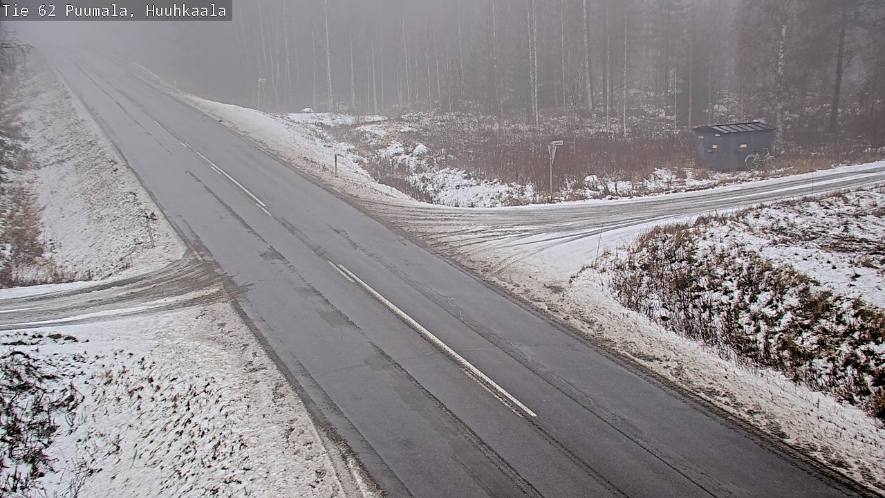 Weather Camera Image Väg 62 Puumala, Huuhkaala, Puumala, Etelä-Savo
