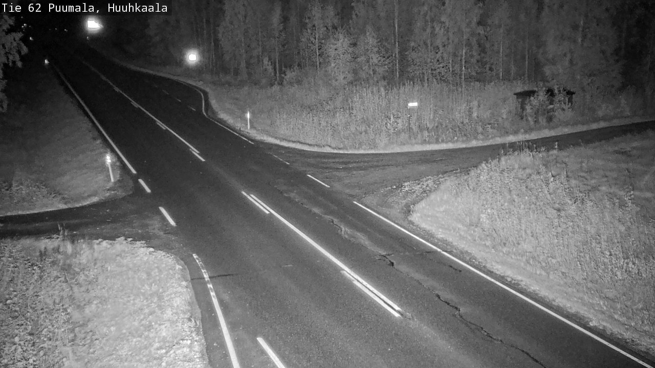 Weather Camera Image Road 62 Puumala, Huuhkaala, Puumala, Etelä-Savo