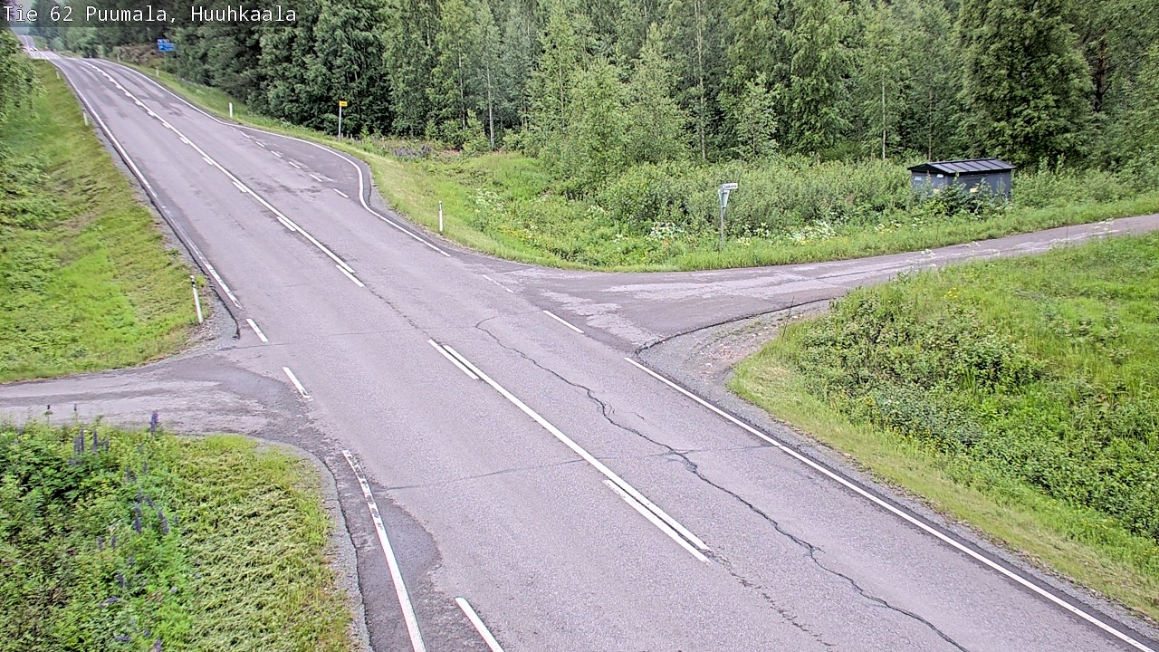 Weather Camera Image Väg 62 Puumala, Huuhkaala, Puumala, Etelä-Savo