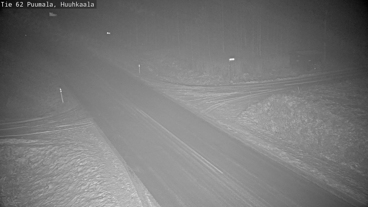 Weather Camera Image Väg 62 Puumala, Huuhkaala, Puumala, Etelä-Savo
