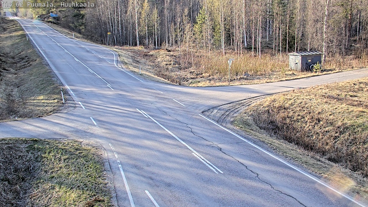 Weather Camera Image Väg 62 Puumala, Huuhkaala, Puumala, Etelä-Savo