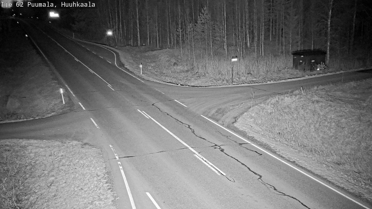 Weather Camera Image Väg 62 Puumala, Huuhkaala, Puumala, Etelä-Savo