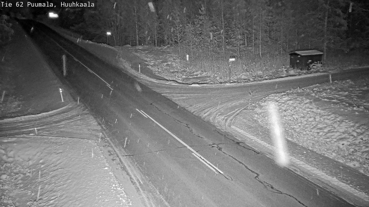 Weather Camera Image Väg 62 Puumala, Huuhkaala, Puumala, Etelä-Savo