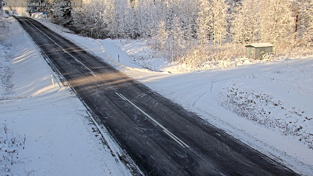 Weather Camera Image Väg 62 Puumala, Huuhkaala, Puumala, Etelä-Savo
