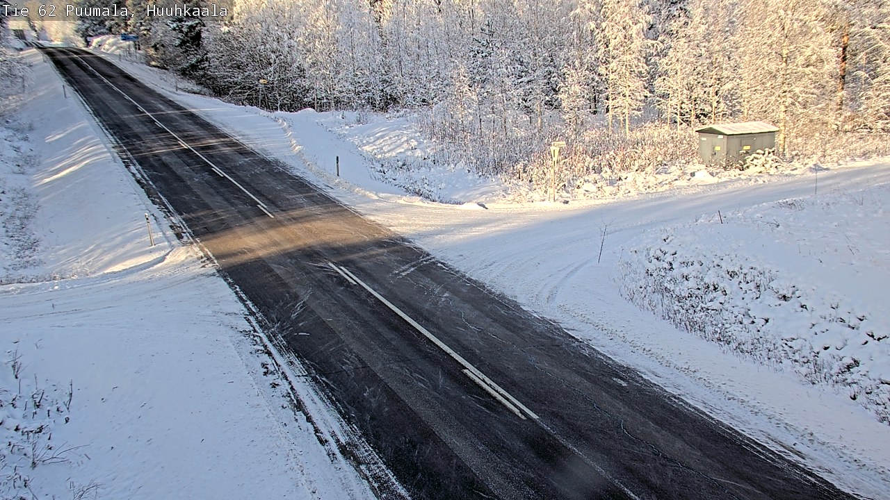 Weather Camera Image Väg 62 Puumala, Huuhkaala, Puumala, Etelä-Savo