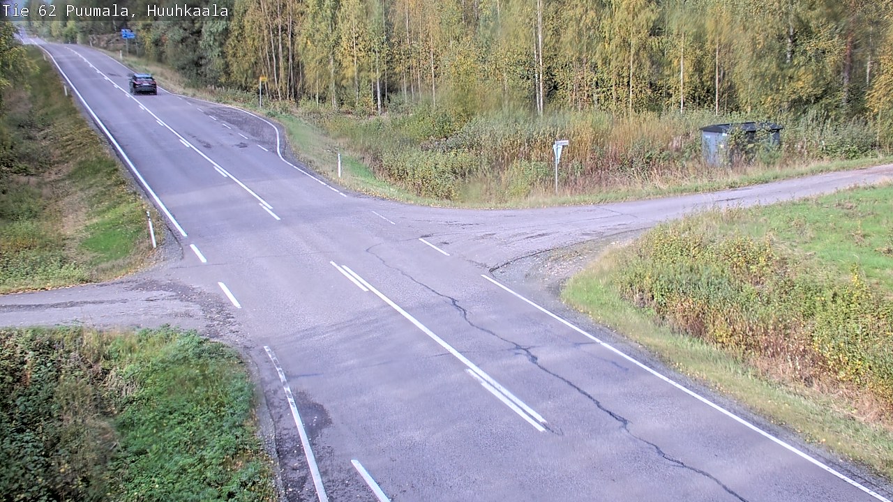 Weather Camera Image Road 62 Puumala, Huuhkaala, Puumala, Etelä-Savo