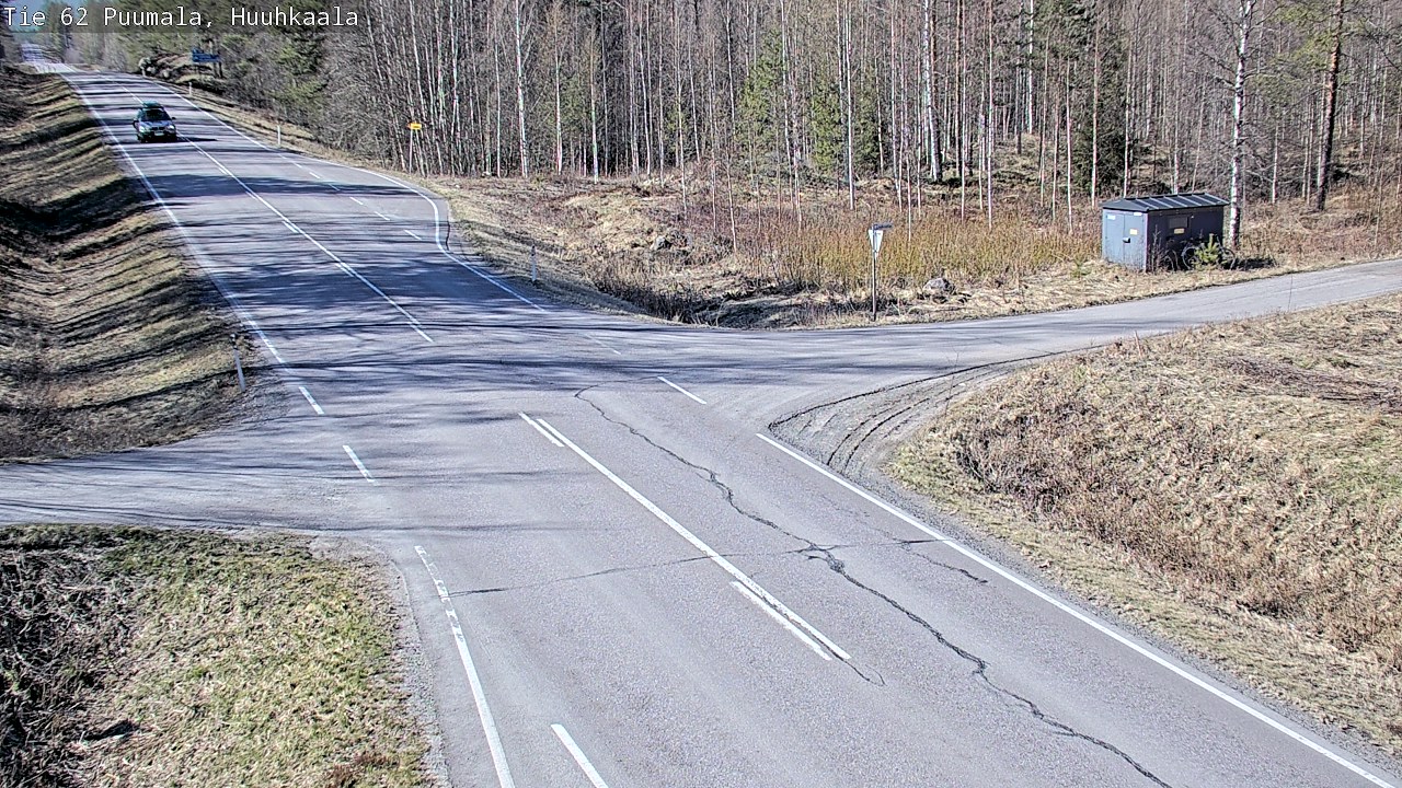 Weather Camera Image Väg 62 Puumala, Huuhkaala, Puumala, Etelä-Savo