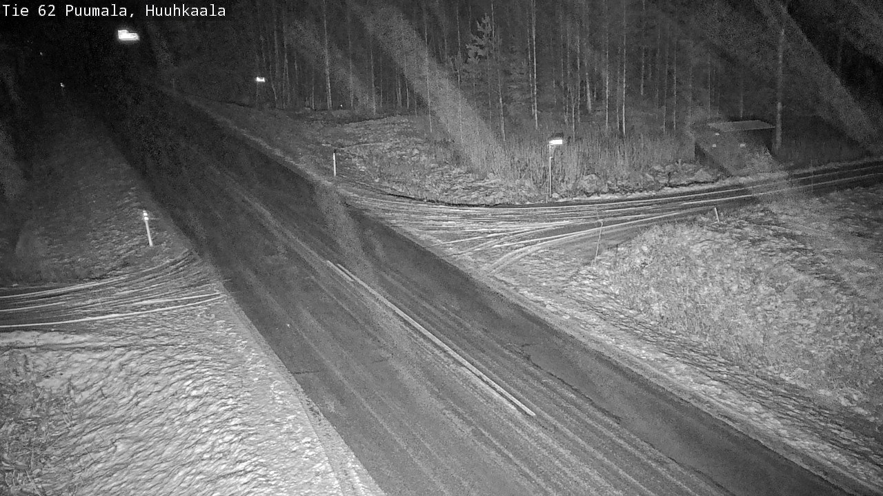 Weather Camera Image Väg 62 Puumala, Huuhkaala, Puumala, Etelä-Savo