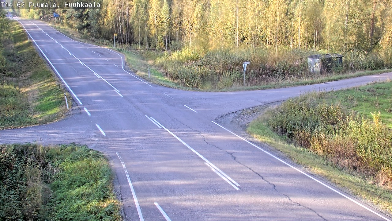 Weather Camera Image Väg 62 Puumala, Huuhkaala, Puumala, Etelä-Savo