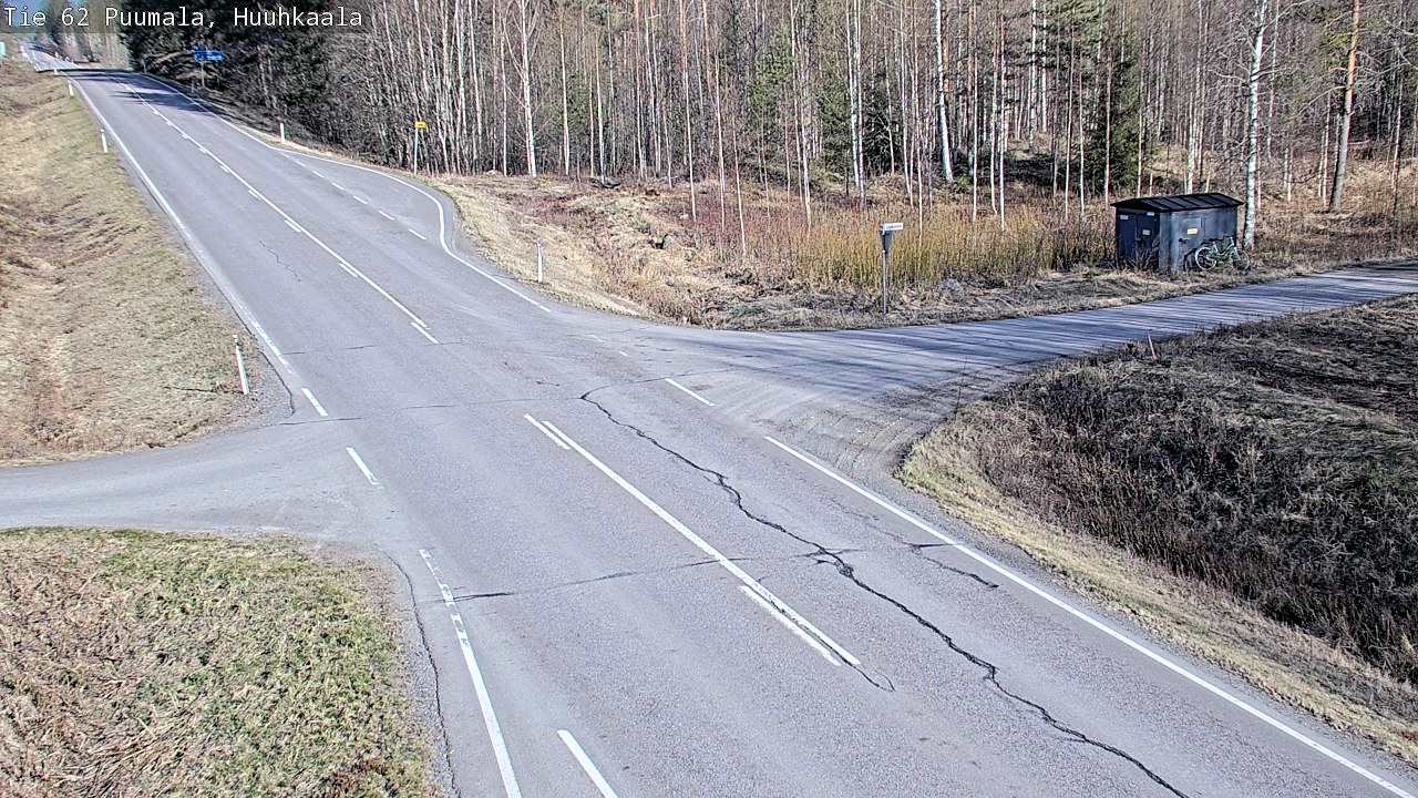 Weather Camera Image Road 62 Puumala, Huuhkaala, Puumala, Etelä-Savo