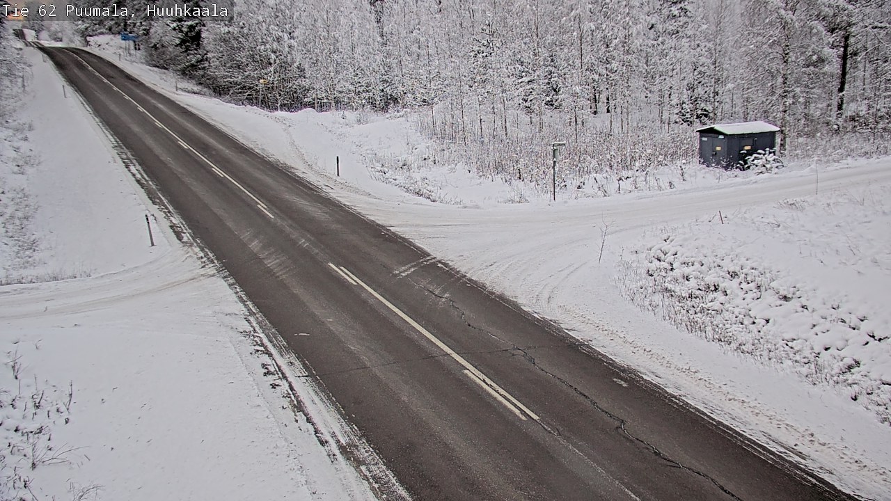 Weather Camera Image Väg 62 Puumala, Huuhkaala, Puumala, Etelä-Savo