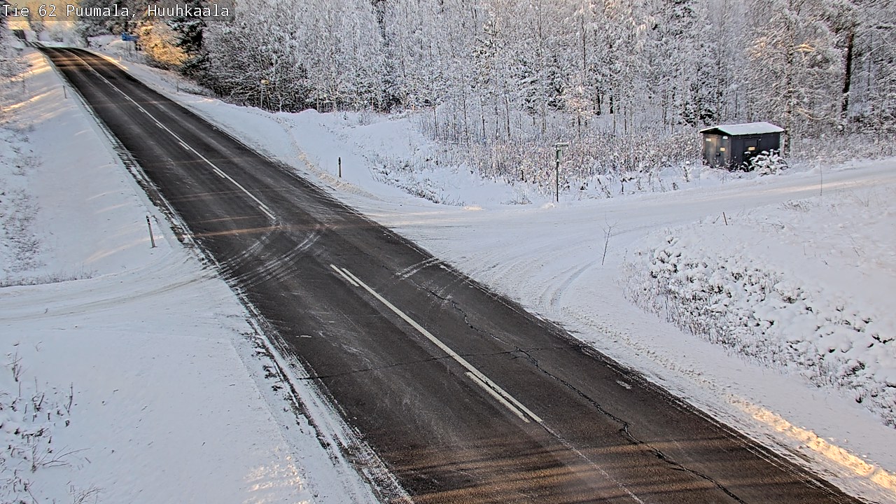 Weather Camera Image Väg 62 Puumala, Huuhkaala, Puumala, Etelä-Savo