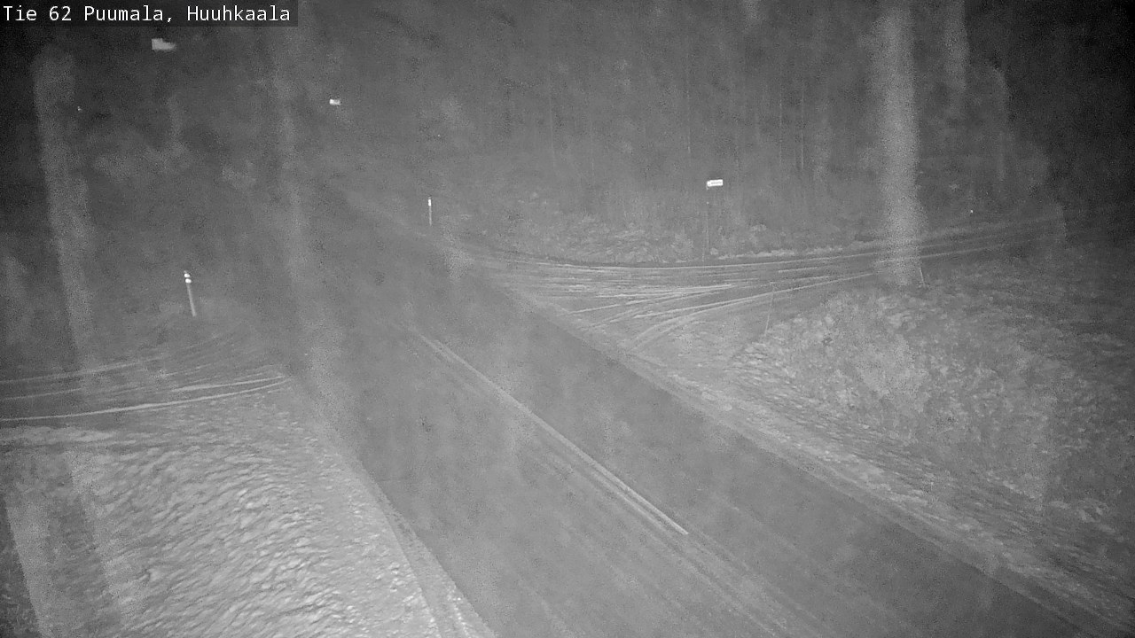 Weather Camera Image Väg 62 Puumala, Huuhkaala, Puumala, Etelä-Savo