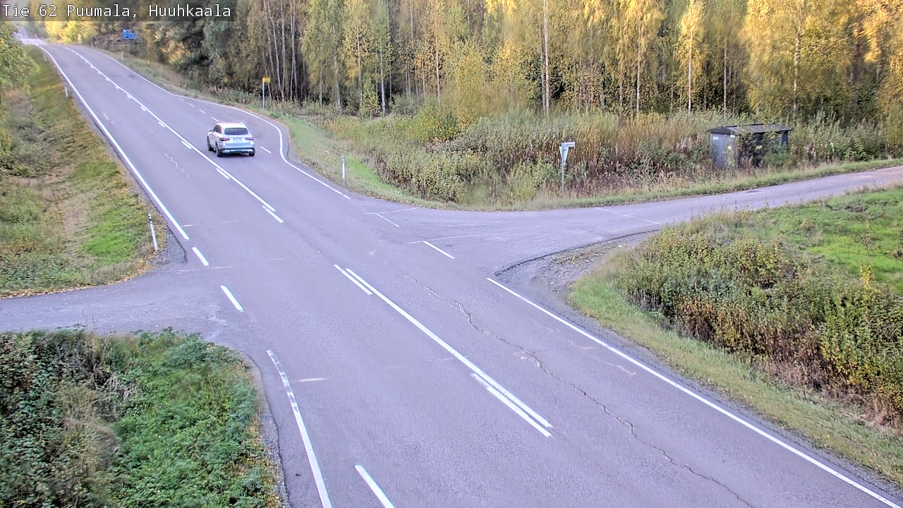 Weather Camera Image Väg 62 Puumala, Huuhkaala, Puumala, Etelä-Savo