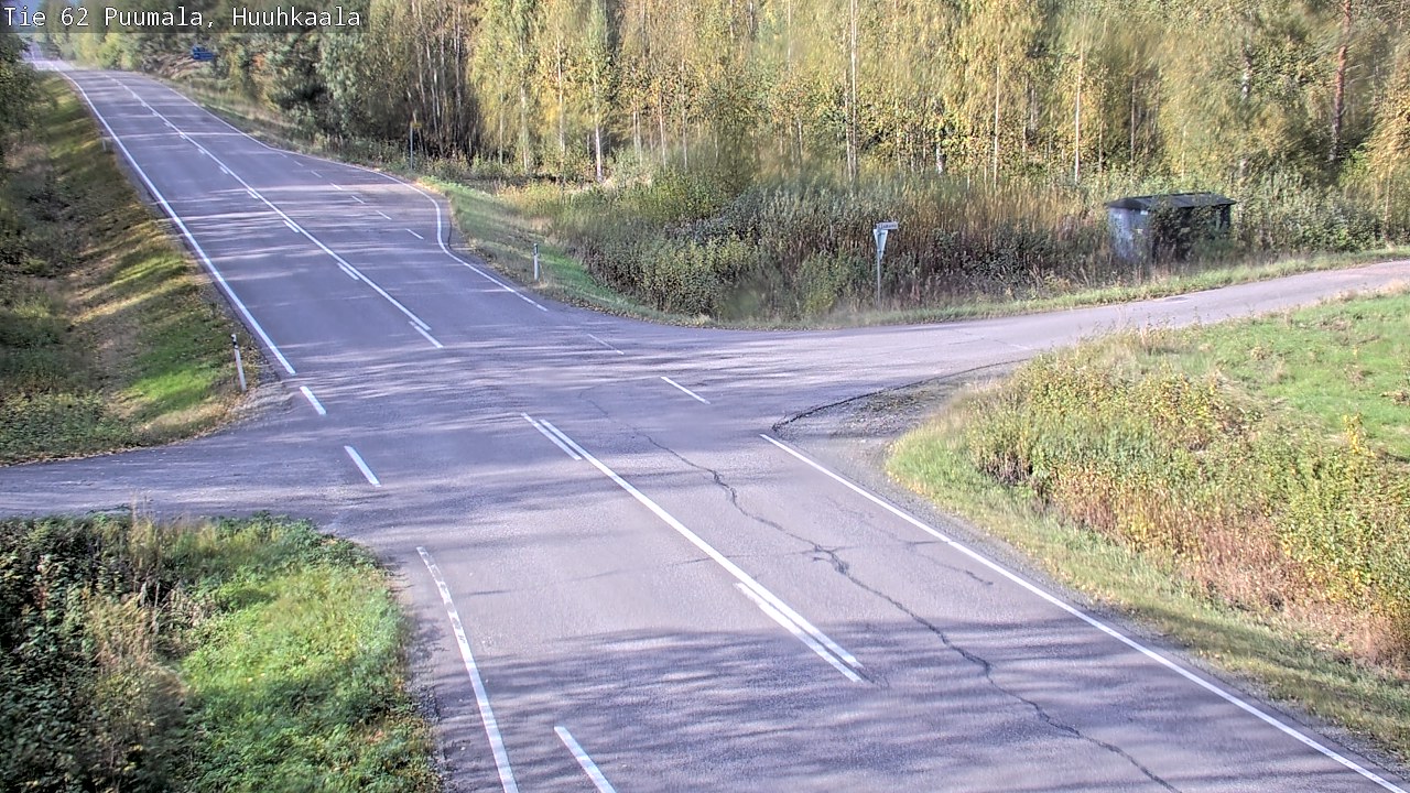 Weather Camera Image Väg 62 Puumala, Huuhkaala, Puumala, Etelä-Savo