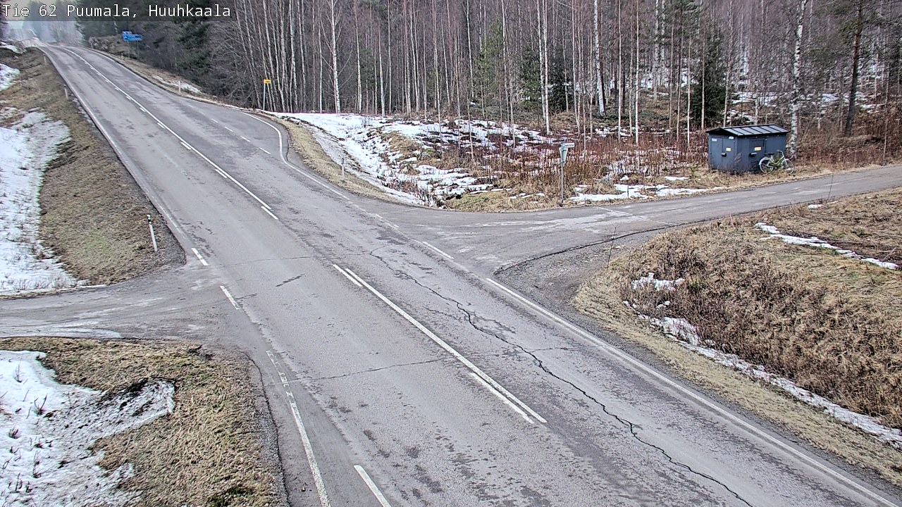 Weather Camera Image Väg 62 Puumala, Huuhkaala, Puumala, Etelä-Savo