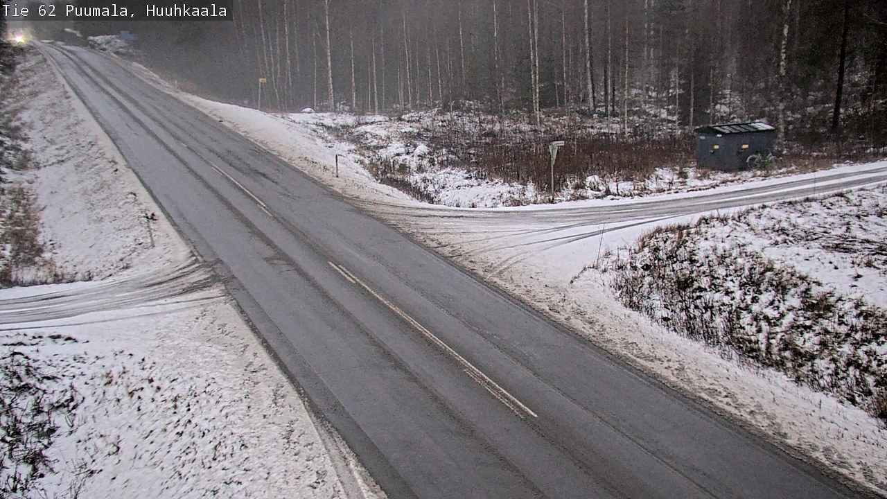 Weather Camera Image Väg 62 Puumala, Huuhkaala, Puumala, Etelä-Savo
