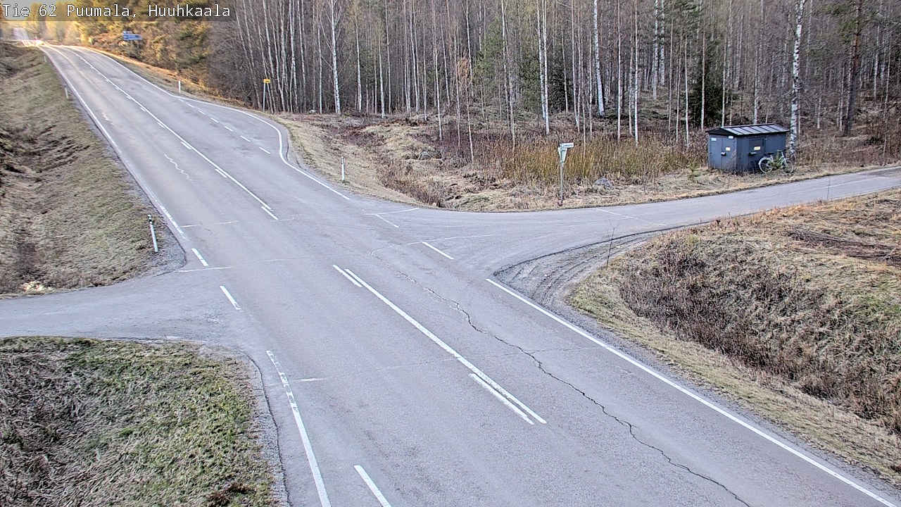 Weather Camera Image Väg 62 Puumala, Huuhkaala, Puumala, Etelä-Savo