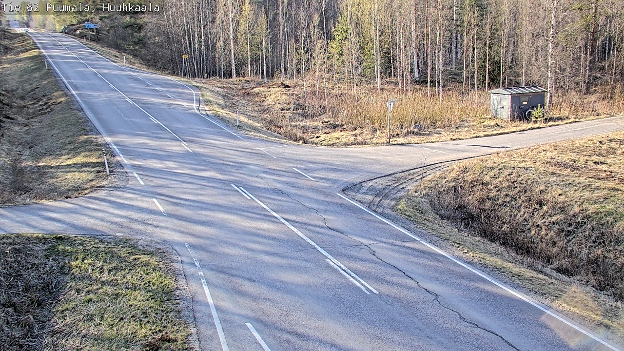 Weather Camera Image Väg 62 Puumala, Huuhkaala, Puumala, Etelä-Savo