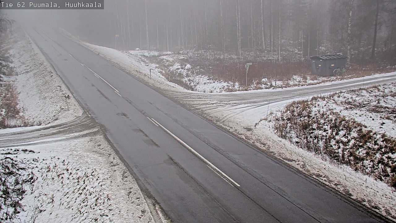 Weather Camera Image Väg 62 Puumala, Huuhkaala, Puumala, Etelä-Savo