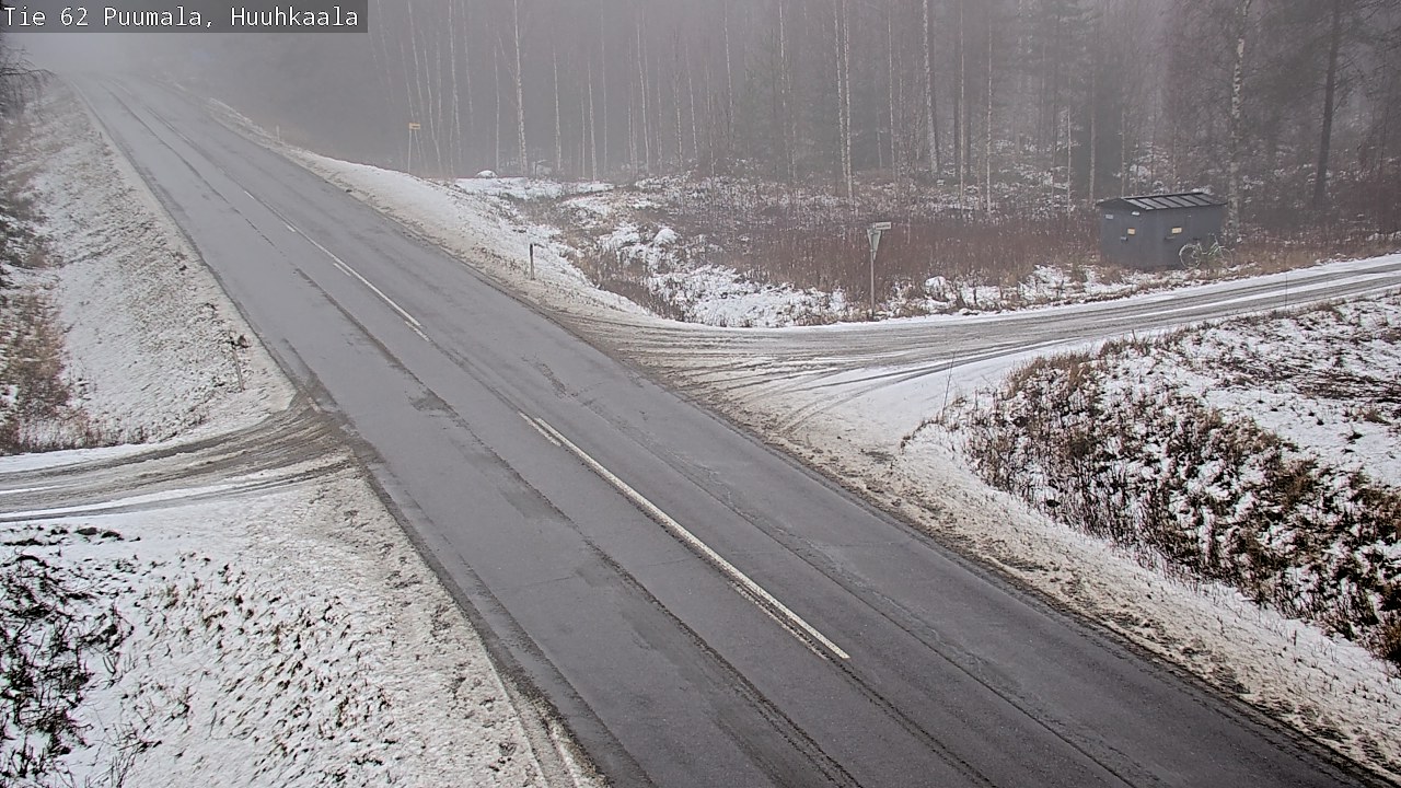 Weather Camera Image Väg 62 Puumala, Huuhkaala, Puumala, Etelä-Savo