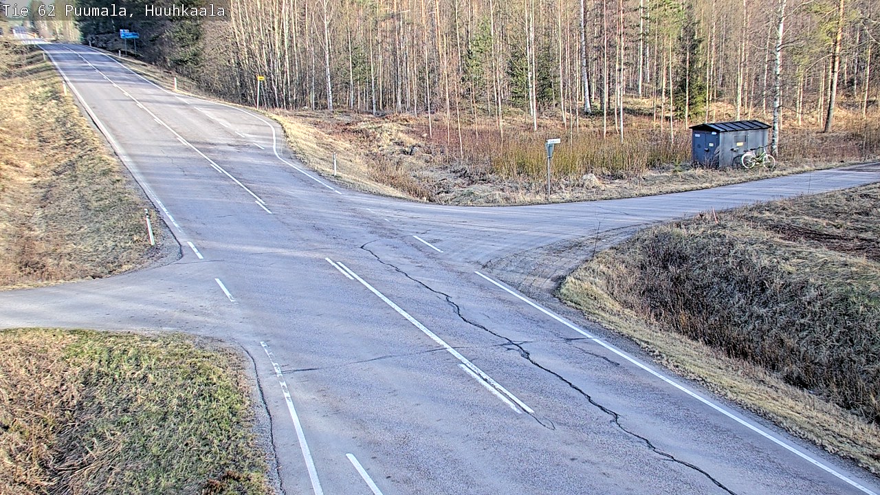 Weather Camera Image Road 62 Puumala, Huuhkaala, Puumala, Etelä-Savo