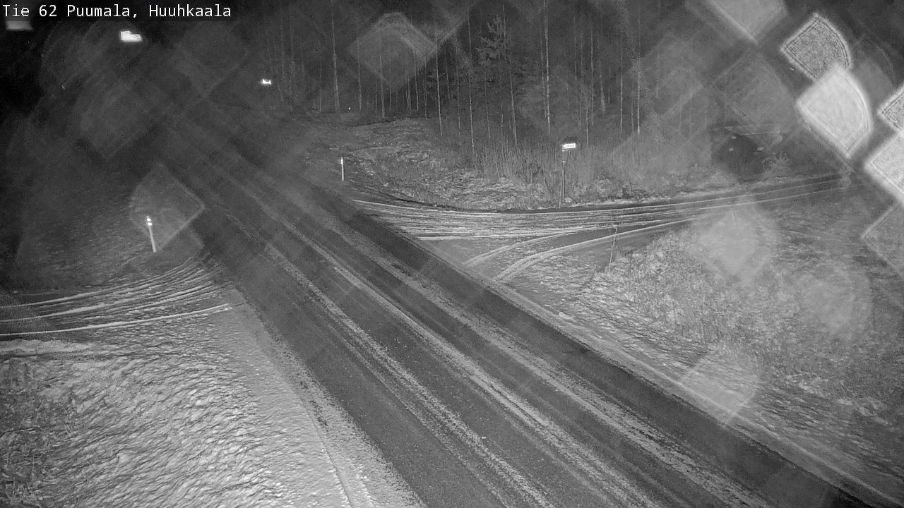 Weather Camera Image Väg 62 Puumala, Huuhkaala, Puumala, Etelä-Savo