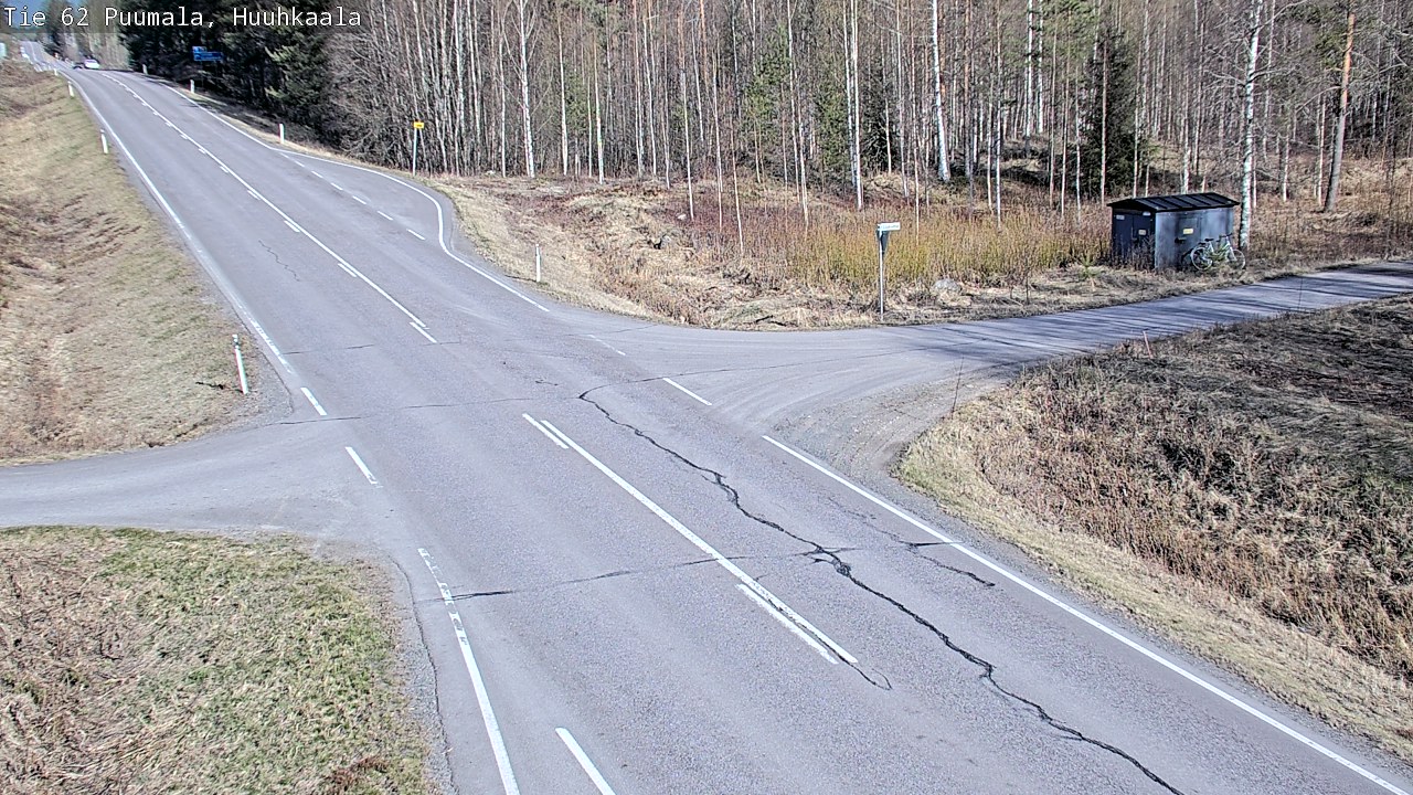 Weather Camera Image Road 62 Puumala, Huuhkaala, Puumala, Etelä-Savo