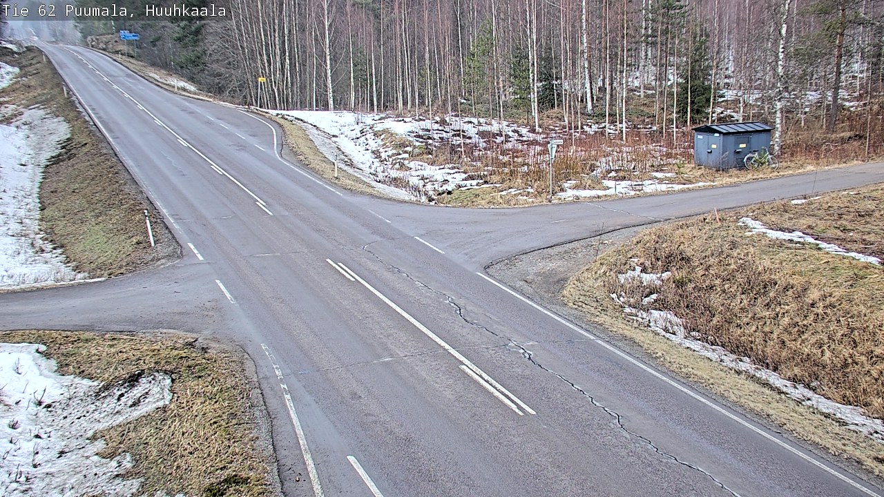 Weather Camera Image Road 62 Puumala, Huuhkaala, Puumala, Etelä-Savo