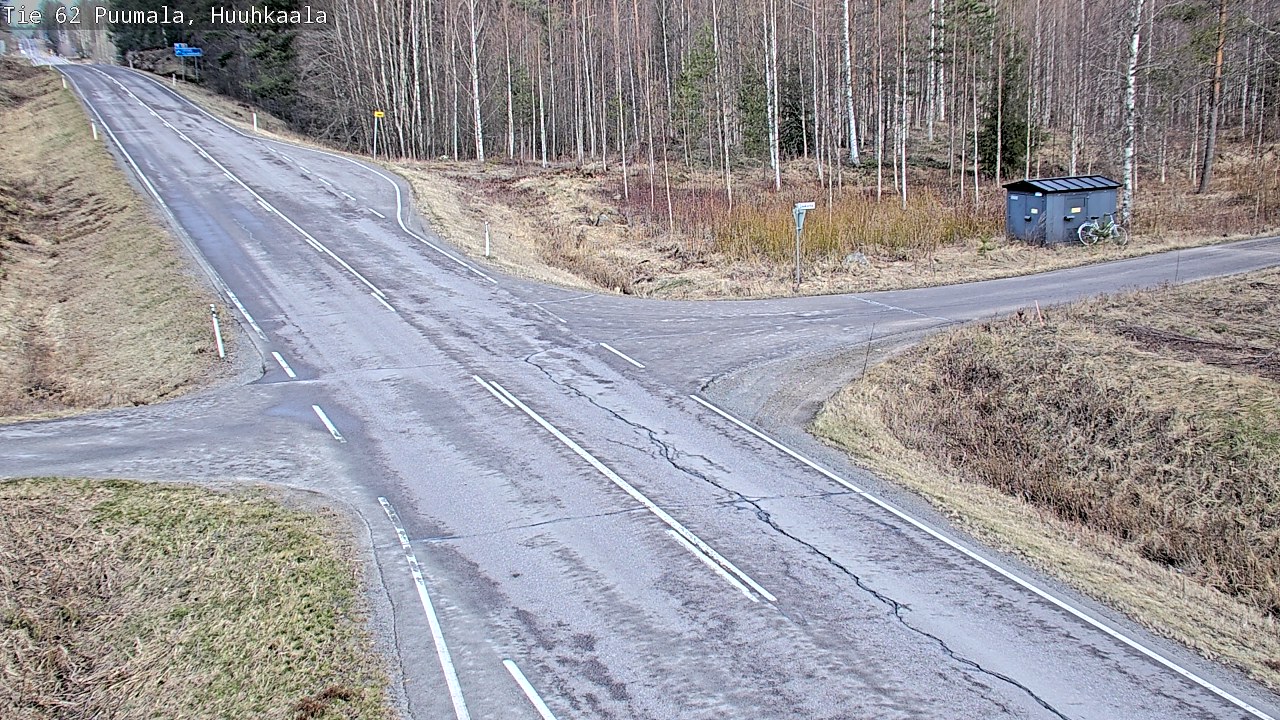 Weather Camera Image Väg 62 Puumala, Huuhkaala, Puumala, Etelä-Savo