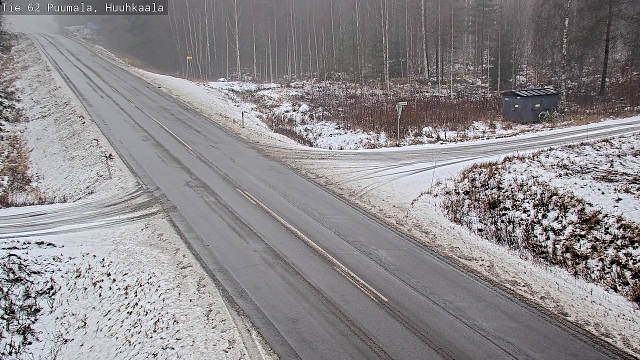 Weather Camera Image Väg 62 Puumala, Huuhkaala, Puumala, Etelä-Savo