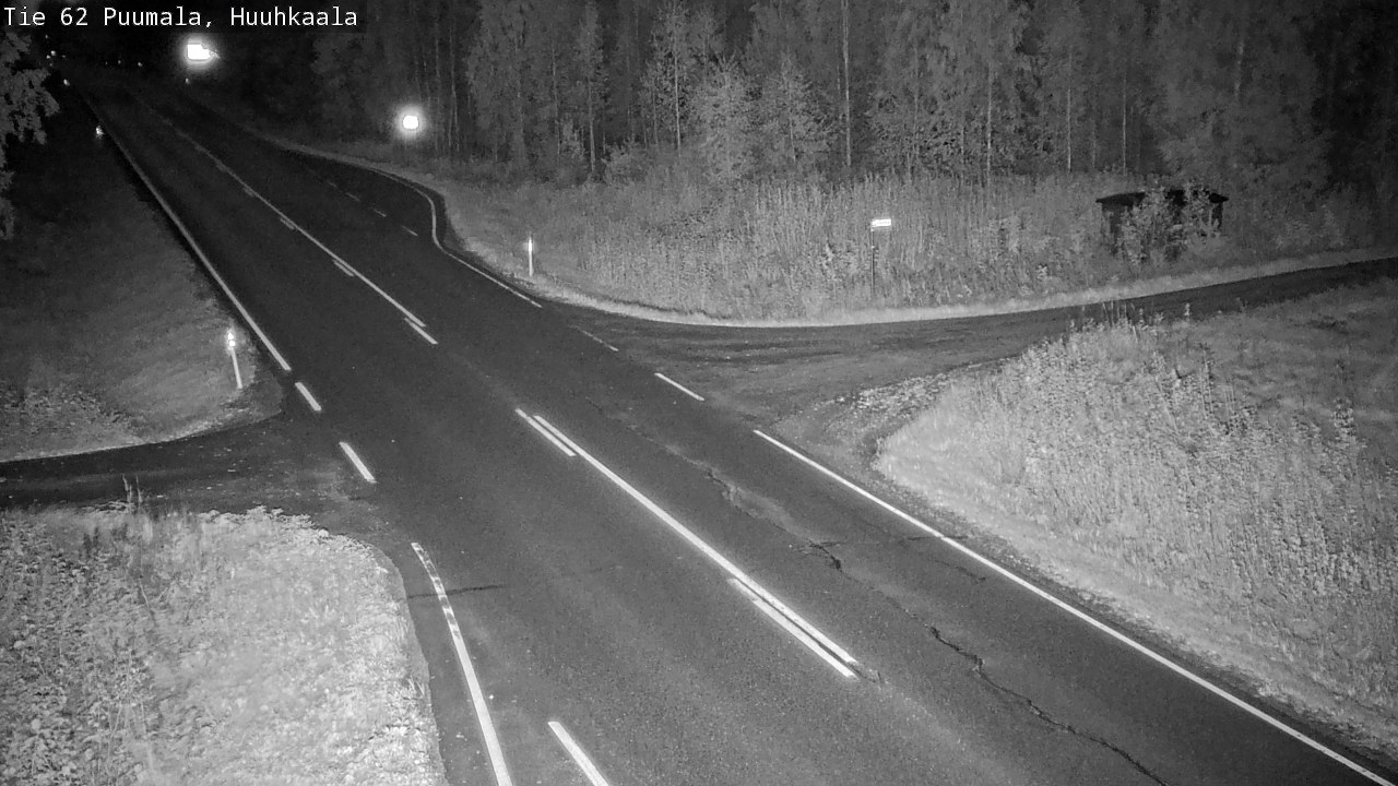 Weather Camera Image Road 62 Puumala, Huuhkaala, Puumala, Etelä-Savo