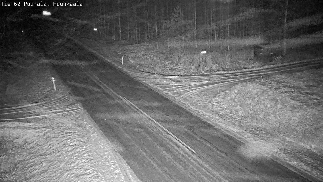 Weather Camera Image Väg 62 Puumala, Huuhkaala, Puumala, Etelä-Savo