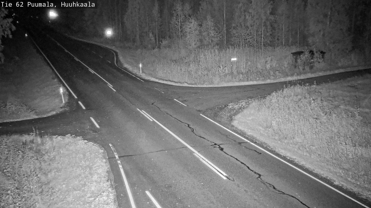 Weather Camera Image Road 62 Puumala, Huuhkaala, Puumala, Etelä-Savo