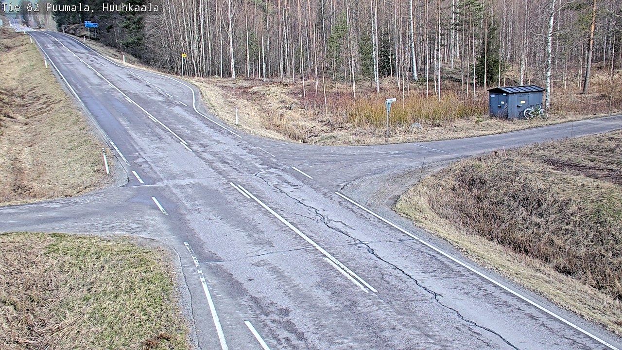 Weather Camera Image Väg 62 Puumala, Huuhkaala, Puumala, Etelä-Savo