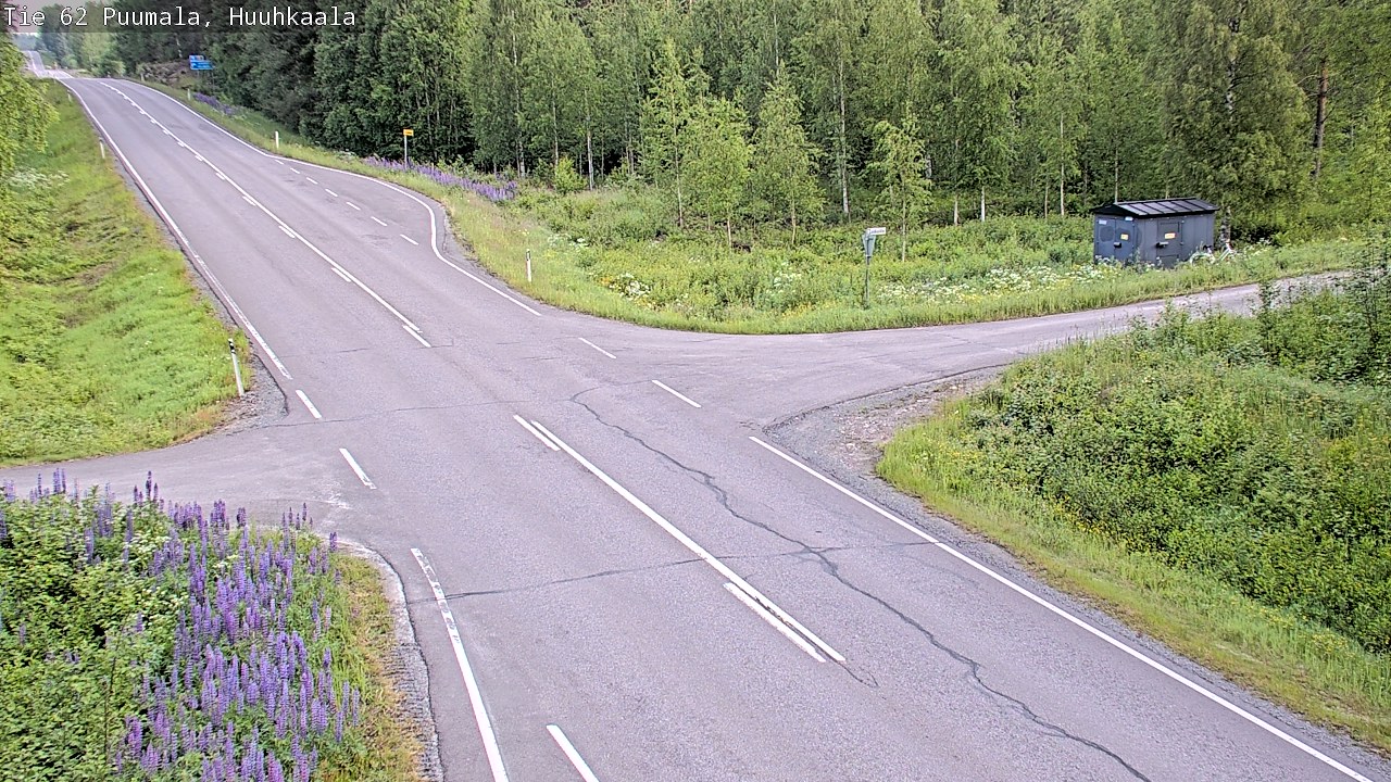 Weather Camera Image Road 62 Puumala, Huuhkaala, Puumala, Etelä-Savo
