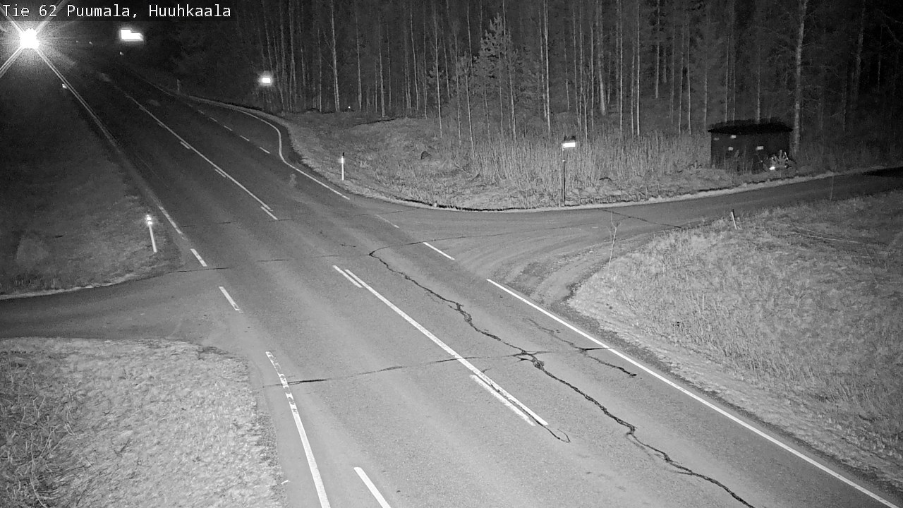 Weather Camera Image Väg 62 Puumala, Huuhkaala, Puumala, Etelä-Savo