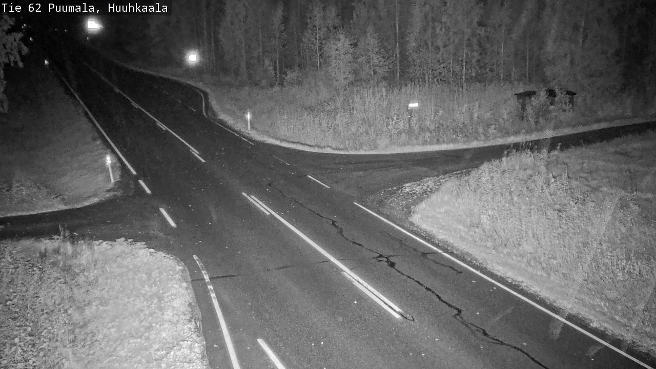 Weather Camera Image Road 62 Puumala, Huuhkaala, Puumala, Etelä-Savo