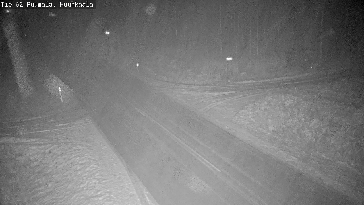 Weather Camera Image Väg 62 Puumala, Huuhkaala, Puumala, Etelä-Savo