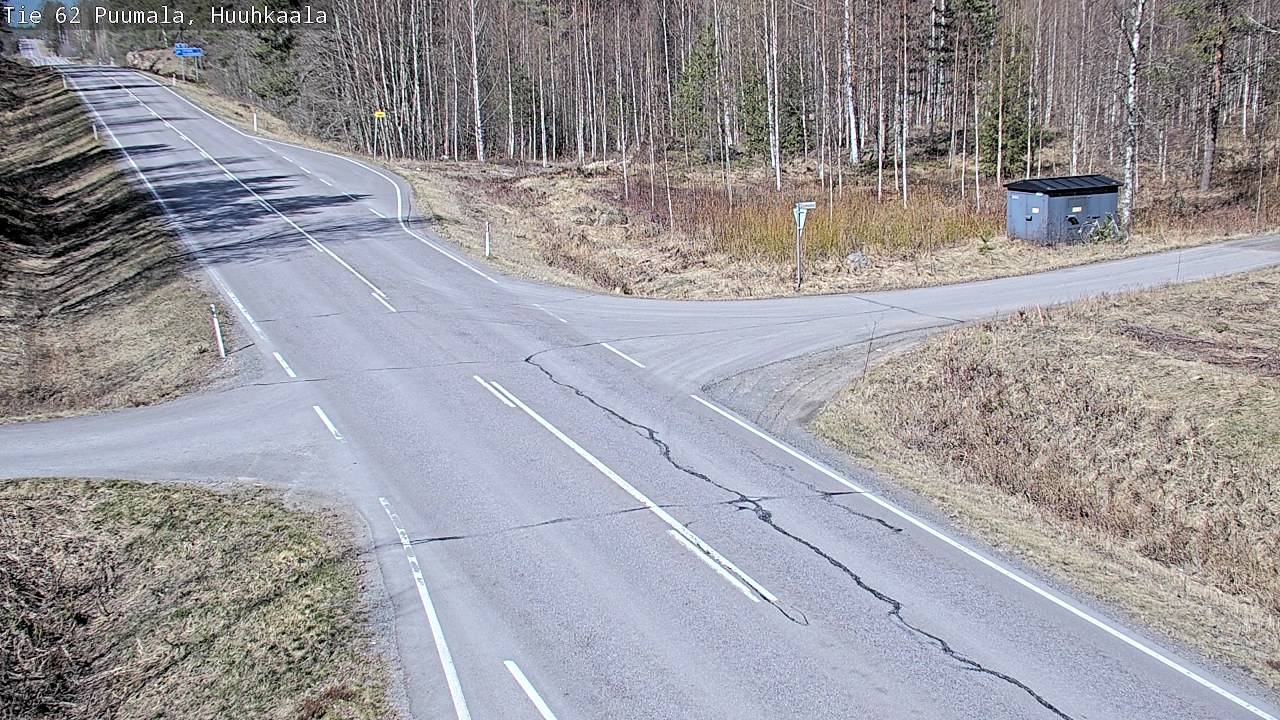Weather Camera Image Väg 62 Puumala, Huuhkaala, Puumala, Etelä-Savo