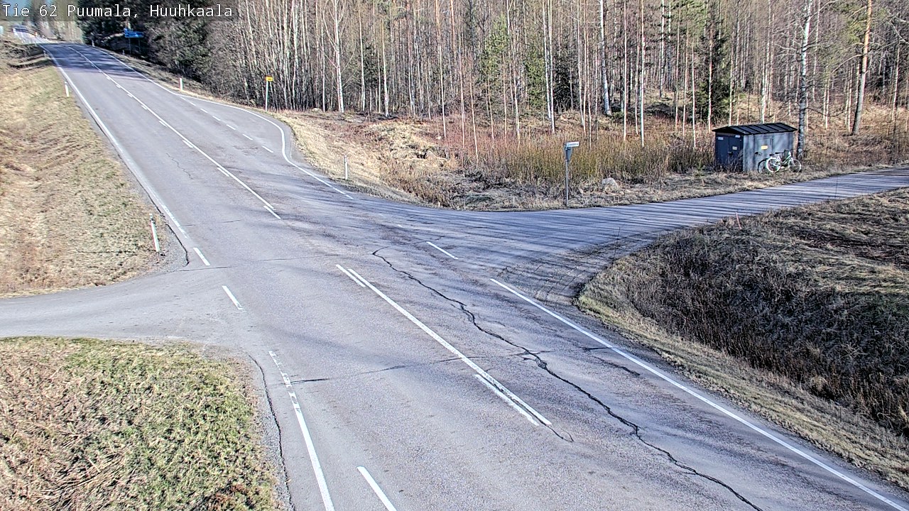 Weather Camera Image Road 62 Puumala, Huuhkaala, Puumala, Etelä-Savo