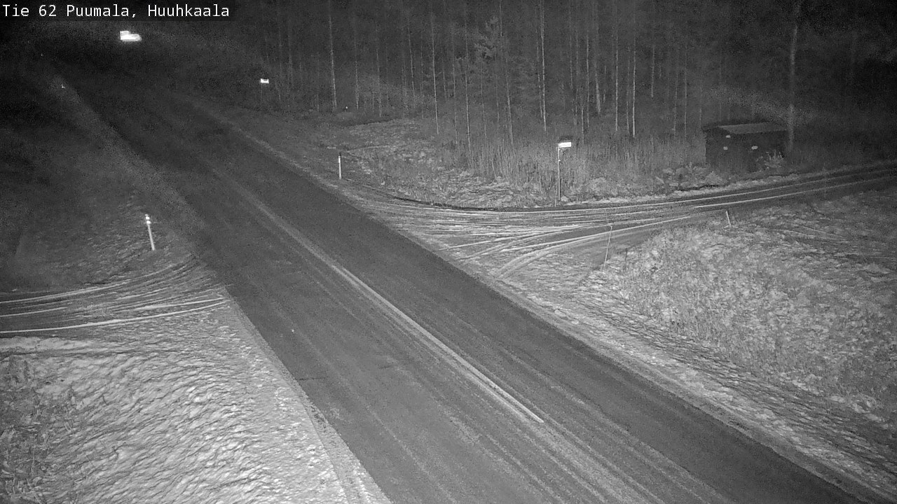 Weather Camera Image Väg 62 Puumala, Huuhkaala, Puumala, Etelä-Savo