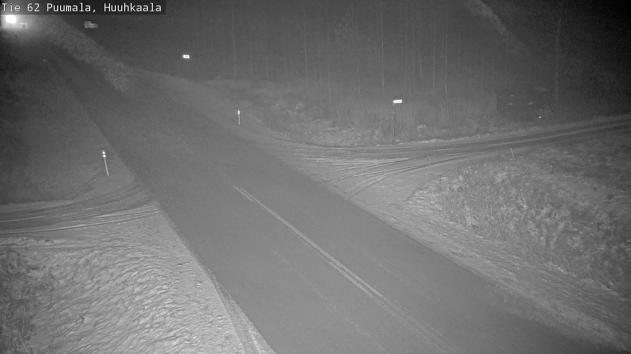 Weather Camera Image Väg 62 Puumala, Huuhkaala, Puumala, Etelä-Savo